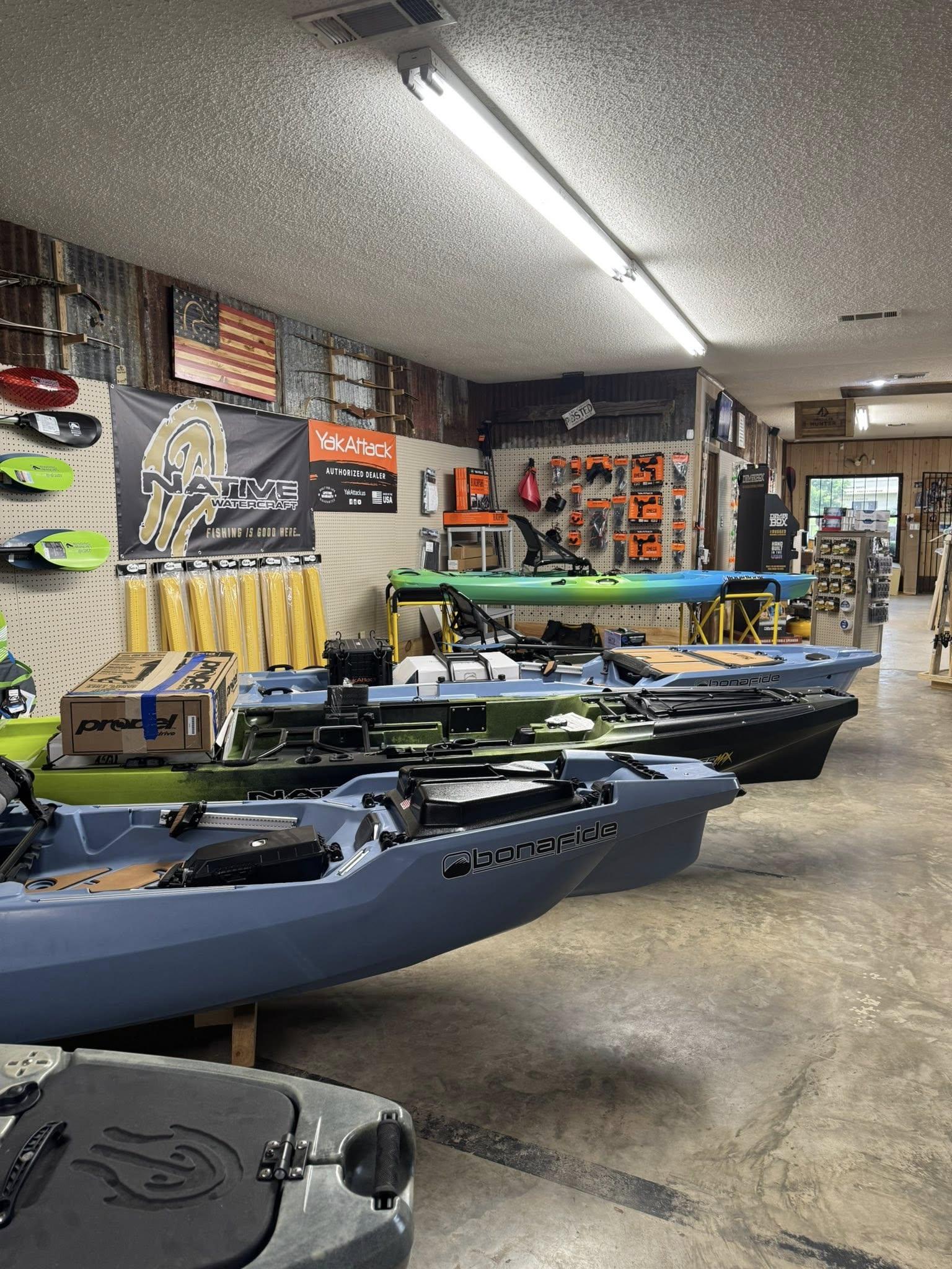 Kayaks at American Outdoors Company