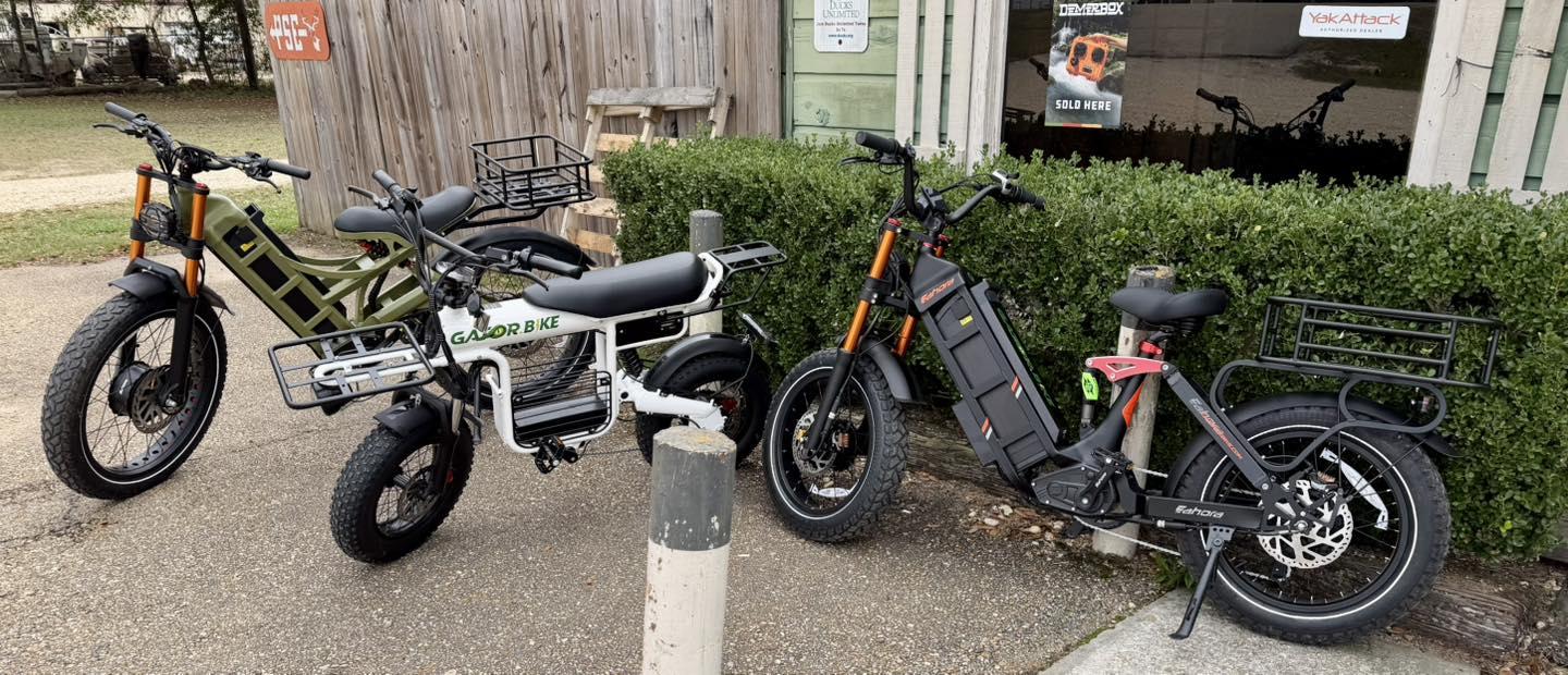 E-bikes at American Outdoors Company